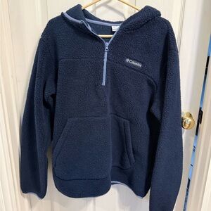 Columbia Dark Blue Fleece Hoodie